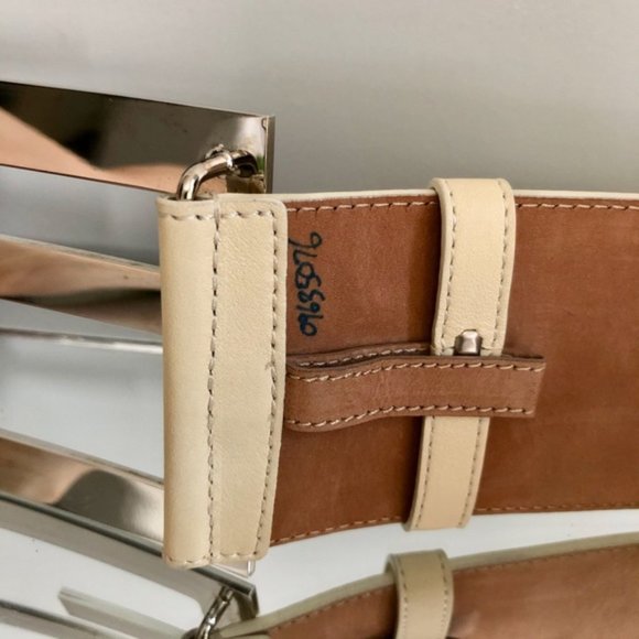 Fendi Zucca Logo FF Leather Oversized Waist Belt main image 6